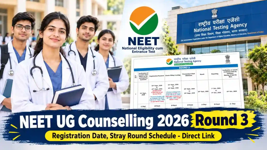 NEET UG Counselling 2026 Round 3