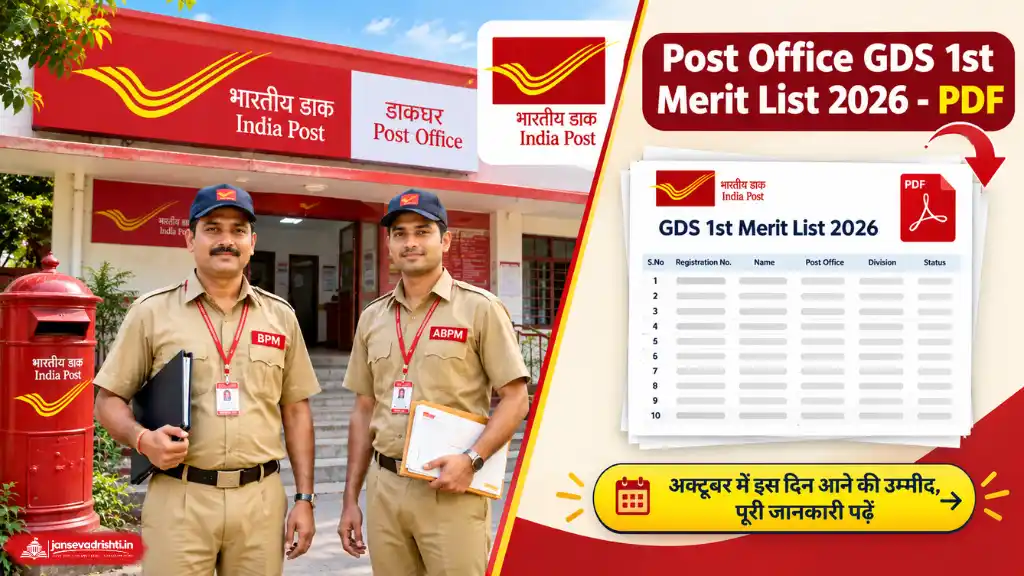 Post Office GDS 1st Merit List 2026