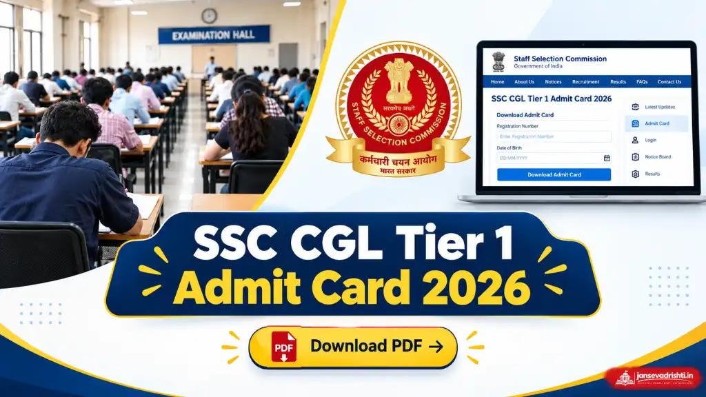 SSC CGL Tier 1 Admit Card 2026