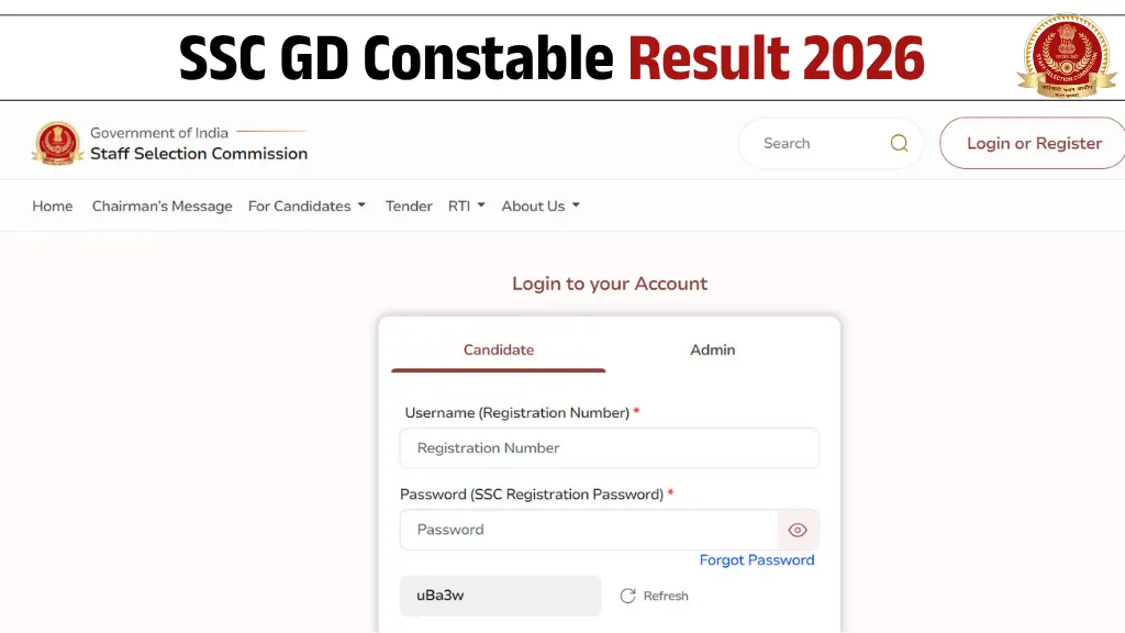 SSC GD Constable Result 2026 LIVE