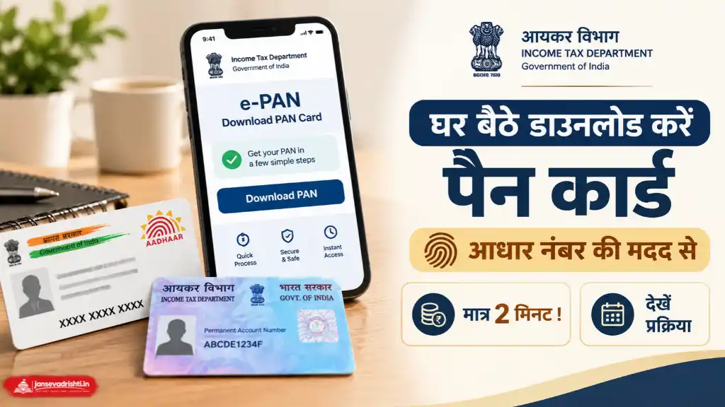 NSDL PAN Card Download by Aadhaar Number