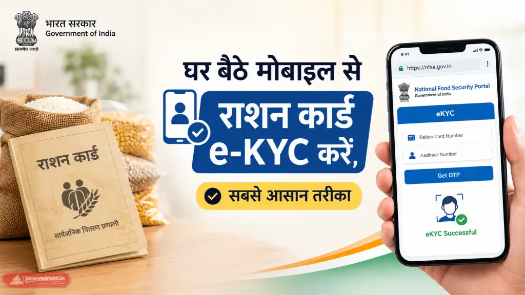 UP Ration Card e-KYC Online